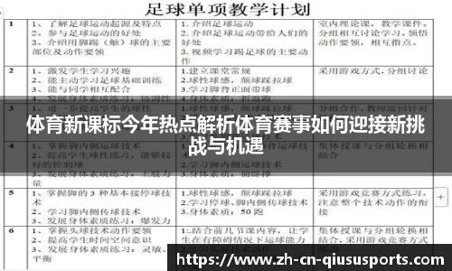 体育新课标今年热点解析体育赛事如何迎接新挑战与机遇